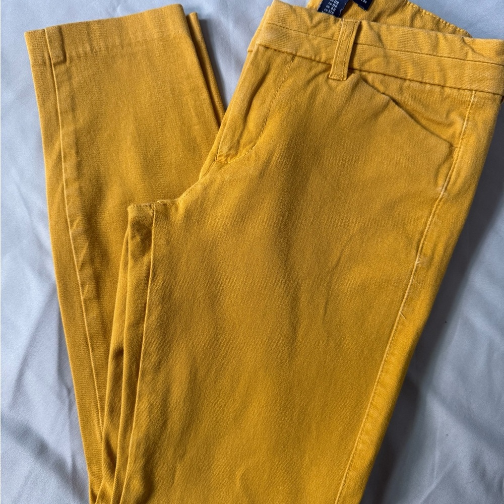 SLIM CITY CROP GAP Yellow woman’s Pants